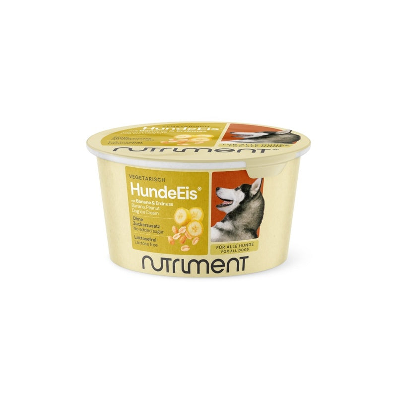 Hundeis banan & jordnød 90ml
