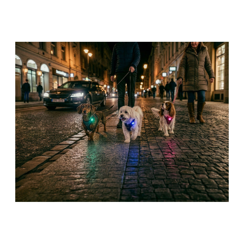 Dog Safety Light MINI Blå