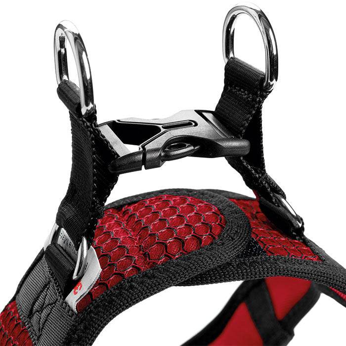 Hunter Hilo Comfort Hundesele hals 26-30cm bryst 31-33cm rød - Maxi Zoo Danmark