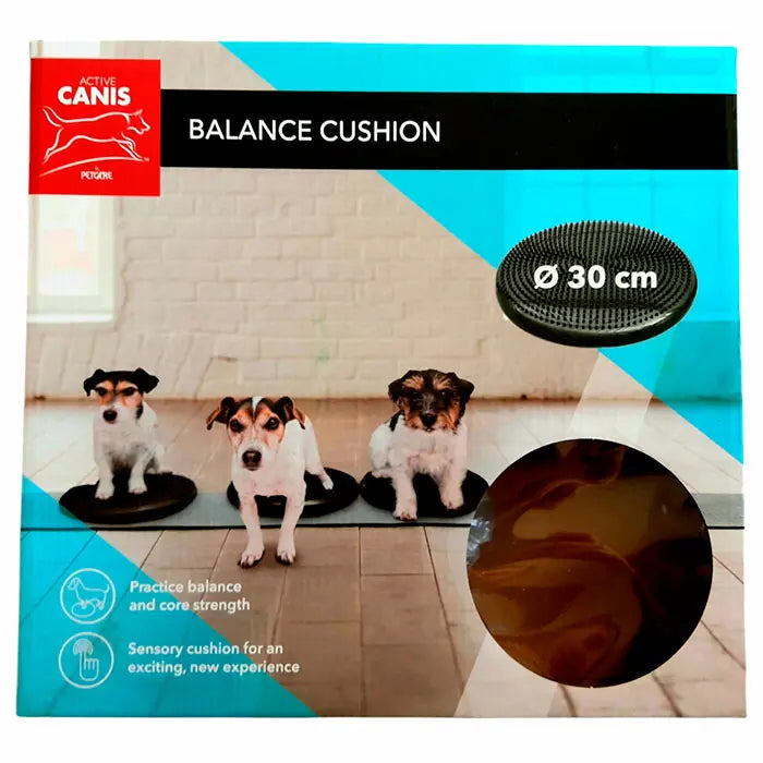 Balancepude grå 30 cm inkl. pumpe - Maxi Zoo Danmark