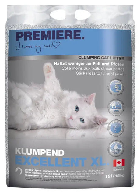 Kattegrus Excellent XL klumpende 12 kg / 12 l - Maxi Zoo Danmark