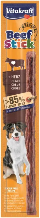 Beef-Stick hjerte 12 g - Maxi Zoo Danmark