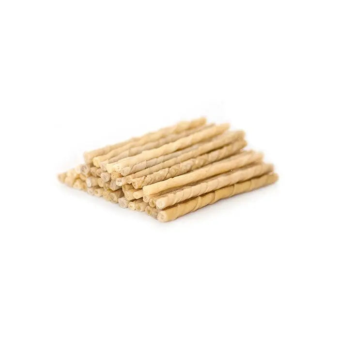 Tyggepinde snoede naturel 500g ca.100 stk 8 mm - Maxi Zoo Danmark