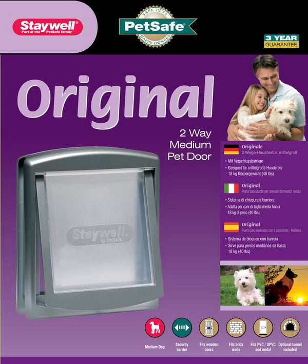 Hundelem 740 2-vejs original medium 35,2x29,4 cm 18 kg hvid
