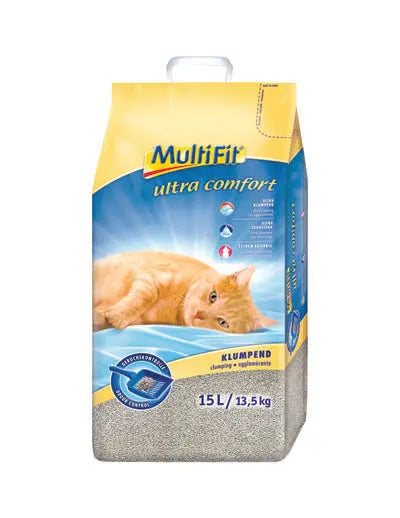 Kattegrus Ultra Comfort klumpende 13,5kg/15L - Maxi Zoo Danmark