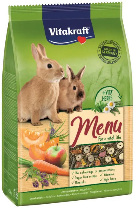 Menu Vital Kanin 5 kg - Maxi Zoo Danmark