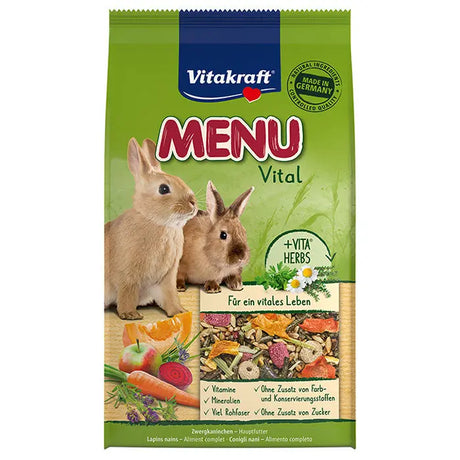 Menu Vital Kanin 1 kg - Maxi Zoo Danmark