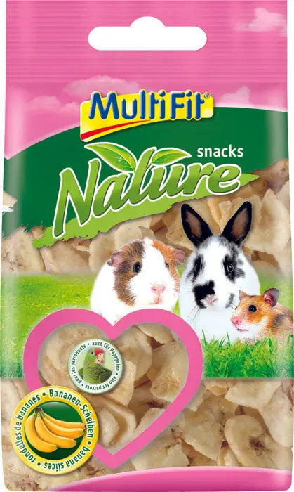Nature snacks Bananchips 120 g - Maxi Zoo Danmark