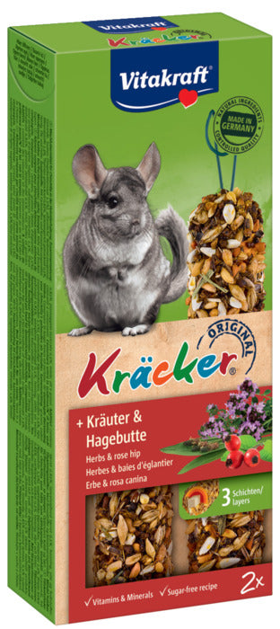 Chinchilla Kräcker urter - Maxi Zoo Danmark