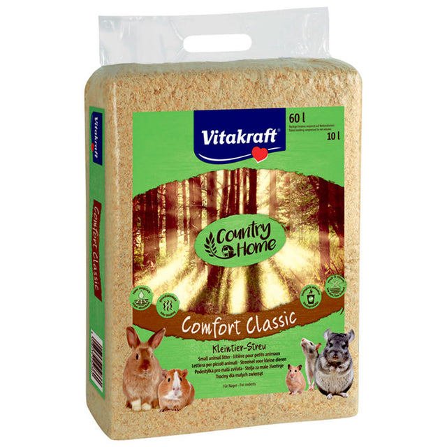 Spåner pressede 60l/ca 3,3kg - Maxi Zoo Danmark