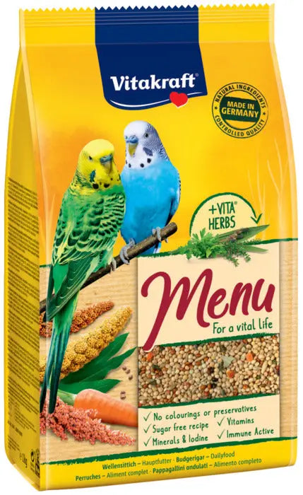 Menu Vital undulat 1 kg - Maxi Zoo Danmark