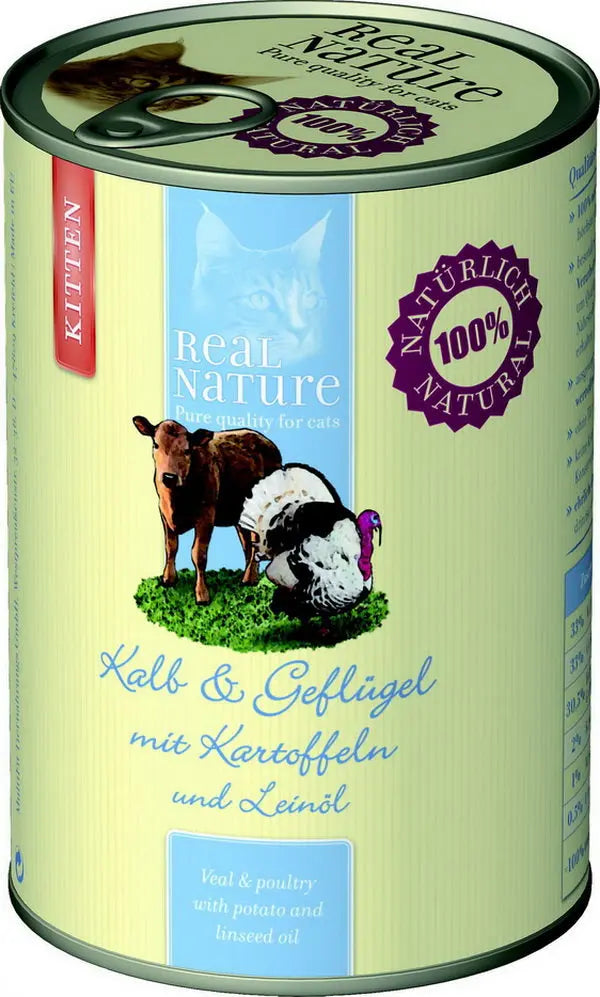 Kitten, dåse kalv & kylling 400 g - Maxi Zoo Danmark