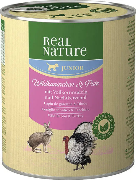 Junior, dåse kanin & kalkun 400 g - Maxi Zoo Danmark