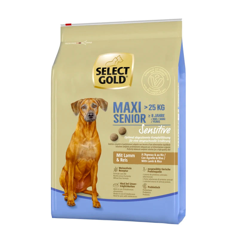 Senior Sensitive Maxi lam & ris 4 kg