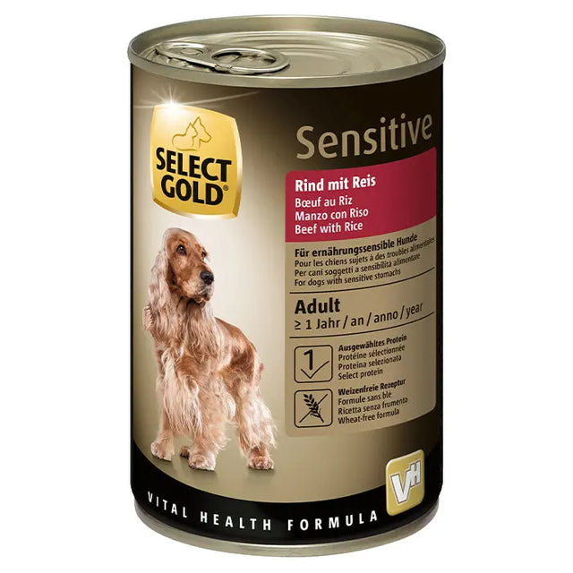 Adult Sensitive, dåse okse & ris 400 g - Maxi Zoo Danmark