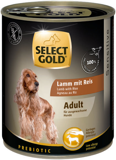 Adult Sensitive, dåse lam & ris 800 g - Maxi Zoo Danmark