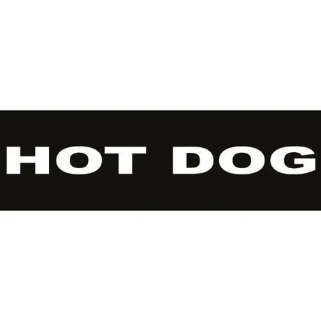 Labels Hot Dog large K9