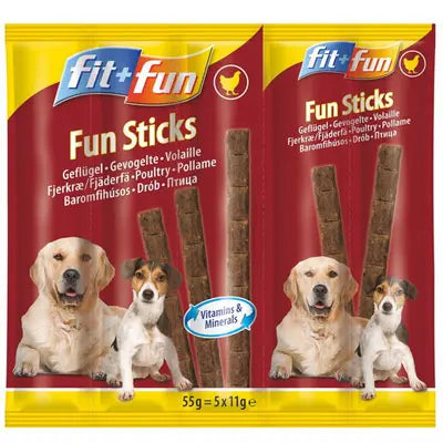 Fun Sticks fjerkræ 5x11 g - Maxi Zoo Danmark