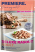 Adult Deluxe Ragout, pouch laks 85 g - Maxi Zoo Danmark