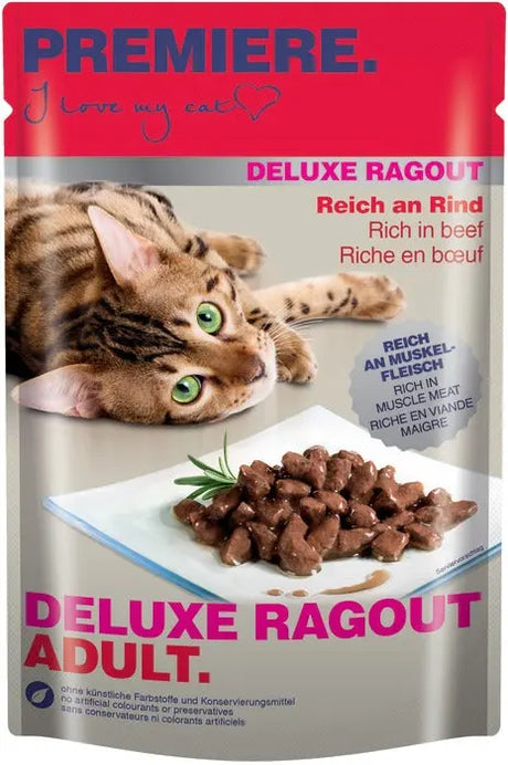 Adult Deluxe Ragout, pouch okse 85 g - Maxi Zoo Danmark