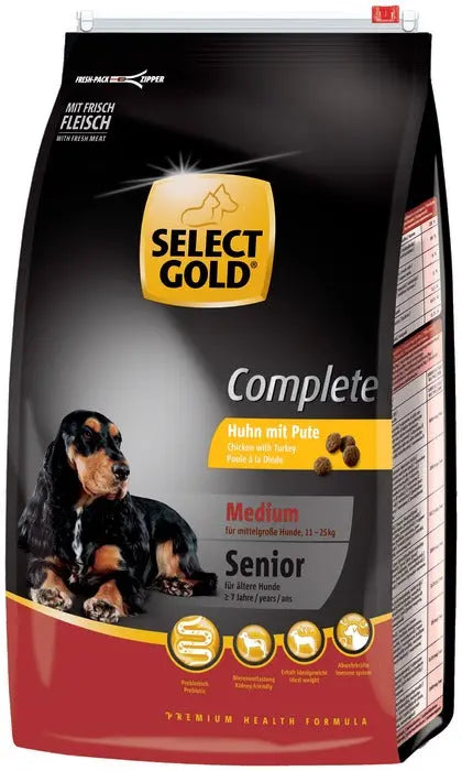 Senior Complete Medium kylling & kalkun 4 kg - Maxi Zoo Danmark