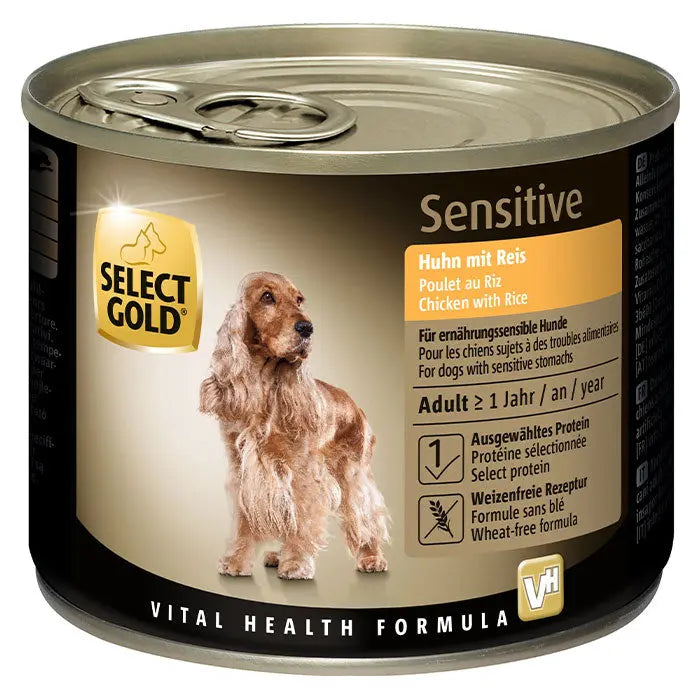Adult Sensitive, dåse kylling & ris 200 g - Maxi Zoo Danmark