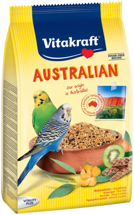 Undulat Vita Australian 800 g - Maxi Zoo Danmark