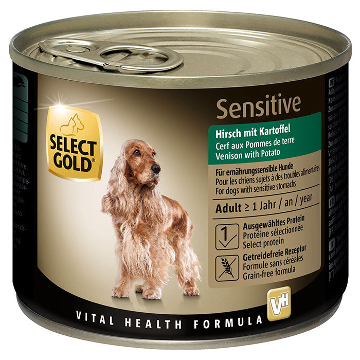 Adult Sensitive, dåse hjort & kartoffel 200 g - Maxi Zoo Danmark
