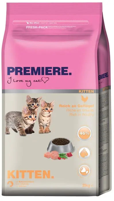 Kitten fjerkræ 2 kg - Maxi Zoo Danmark
