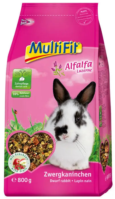 Kanin alfalfa 800 g - Maxi Zoo Danmark