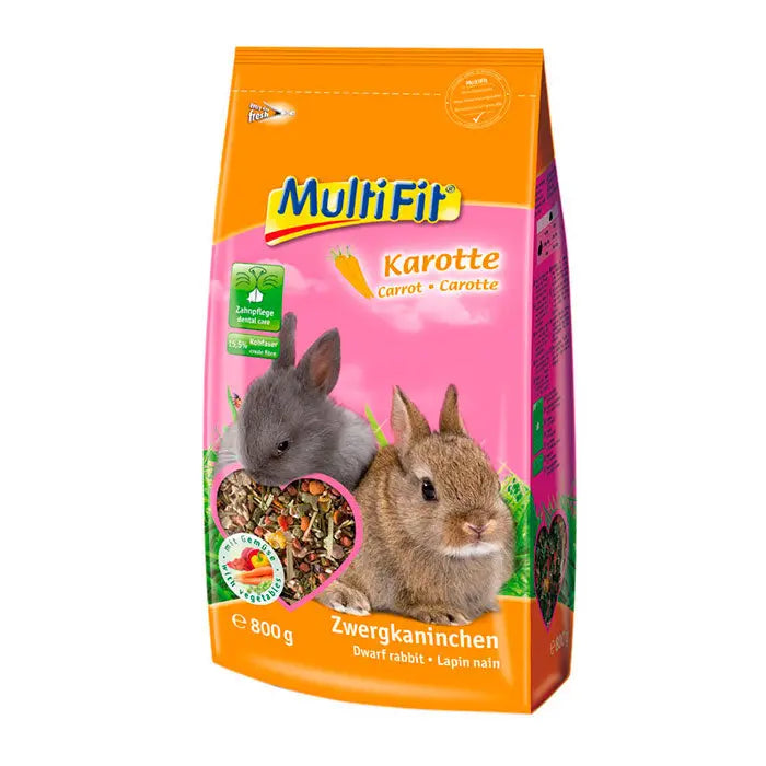 Kanin gulerod 800 g - Maxi Zoo Danmark