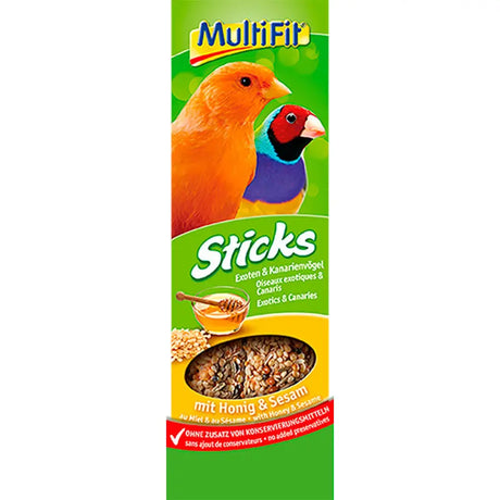 Kanarie/eksotisk kräcker honning 2 x 30 g - Maxi Zoo Danmark