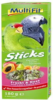 Papegøje kräcker frugt & nødder 2 x 90 g - Maxi Zoo Danmark