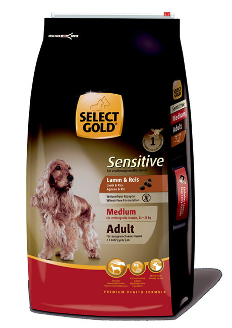 Adult Sensitive Medium lam & ris 12 kg
