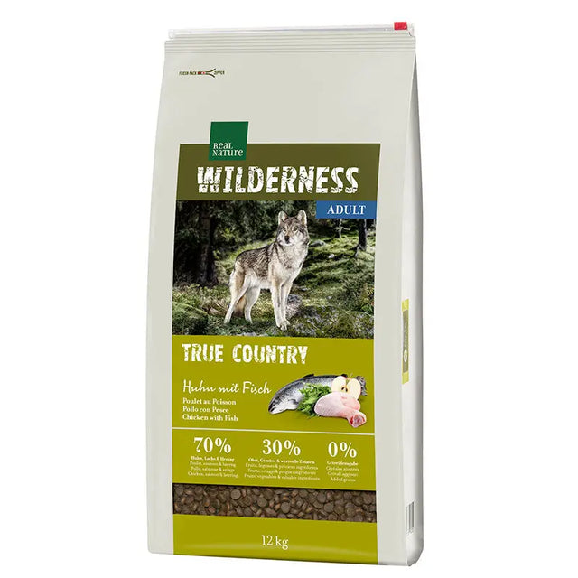 Adult Wilderness True Country kylling & fisk 12 kg - Maxi Zoo Danmark