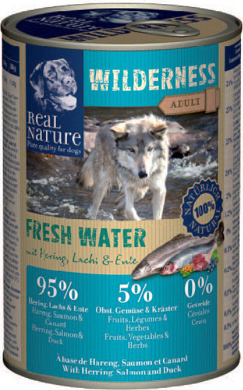 Adult Wilderness Fresh Water sild, laks & and 400 g - Maxi Zoo Danmark