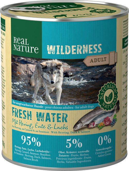 Adult Wilderness Fresh Water sild, laks & and 800 g - Maxi Zoo Danmark