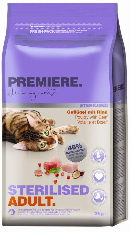 Adult Sterilised fjerkræ & okse 2 kg - Maxi Zoo Danmark