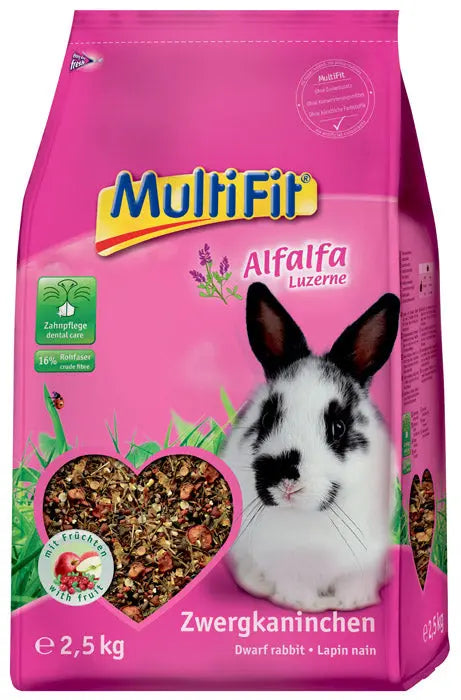 Kanin alfalfa 2,5 kg - Maxi Zoo Danmark