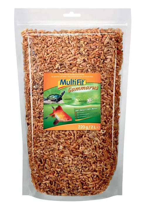Havedamsfoder Gammarus 2 l / 220 g - Maxi Zoo Danmark