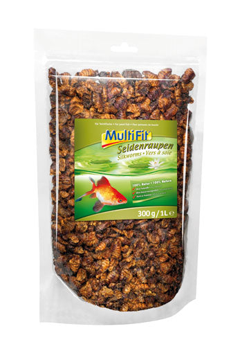 Havedamsfodersilkelarver 1 l / 300 g - Maxi Zoo Danmark
