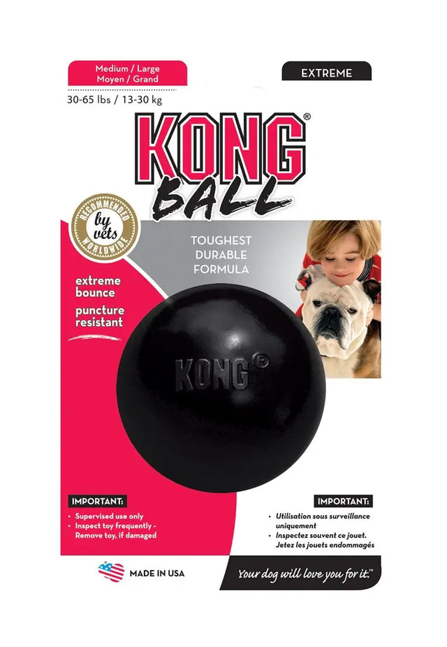 Bidelegetøj Extreme bold M/L sort - Maxi Zoo Danmark