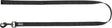 Nylon kortline Classic 100 cm x 20 mm sort - Maxi Zoo Danmark