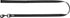 Nylon kortline Classic 100 cm x 20 mm sort - Maxi Zoo Danmark