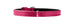 Læderhalsbånd Tiny Petit 13,5-17,5 cm x 0,8 cm pink