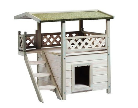 Kattehus Outdoor 77x50x73 cm - Maxi Zoo Danmark