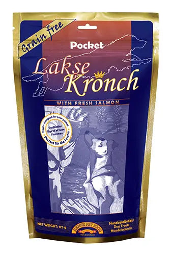 Pocket Lakse Kronch kornfri, laks 175 g - Maxi Zoo Danmark