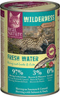 Adult Wild. Fresh Water, dåse sild, laks & and 400 g - Maxi Zoo Danmark