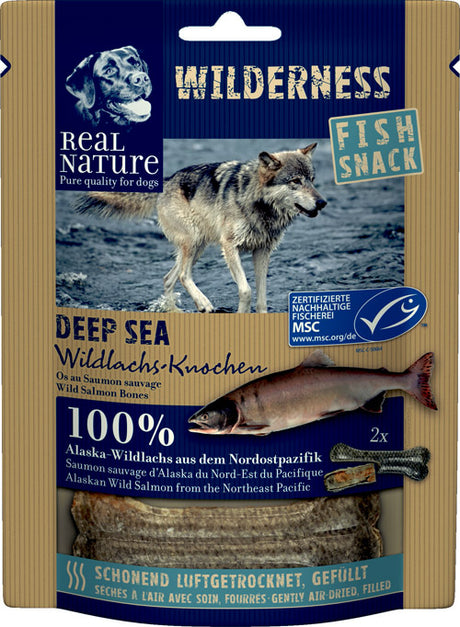 Adult Wilderness Deep Seasnack vildlaks m/skind 70 g - Maxi Zoo Danmark