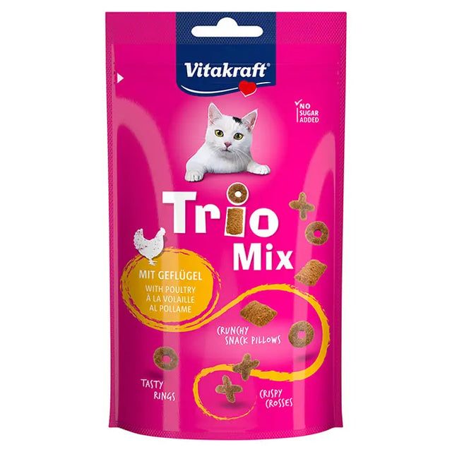 Trio Mix fjerkræ 60 g - Maxi Zoo Danmark